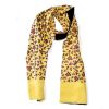 Warrior Clothing Mod Vintage Tassled Scarf Mustard Paisley