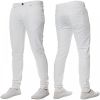 ENZO Mens New Designer Stretch Super Skinny Denim Jeans White