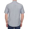 Farah Mens Short Sleeve Regular Fit Oxford Shirt 'The Drayton' Navy