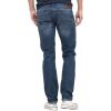 Lee Powell Mens Slim Fit Mid Distressed Jeans Blue Legacy 