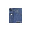 Mens Wrangler Authentic New Western Style Denim Shirt Mid Indigo 