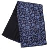 Warrior Clothing Mod Vintage Tassled Scarf Navy Paisley