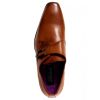 Mens Belide Designer Faux Leather Shoes Smart Formal Wedding Office Tan