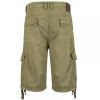 Soul Star Mens MST Designer Cargo Combat Chino Shorts Khaki
