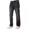 Mens Enzo Apt New Rico Designer Denim Straight Leg Jeans Dark Used Look