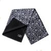 Warrior Clothing Mod Vintage Tassled Scarf Slate Grey Paisley