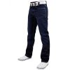 Enzo Mens EZ 324 Designer Straight Fit Denim Jeans Pants Rinse Wash