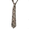 Warrior Mens Mod Style Cream Vintage Paisley Tie 1970s Look