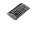 New Mens Crosshatch Three Fold Zip Nylon Vaults Wallets Steel Grey