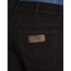 Wrangler Texas Mens New Regular Fit Stretch 36" Leg Jeans Black