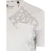 Crosshatch New Mens Casual Graphic V Neck T Shirt Lightfeet White