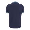 Crosshatch Downtalk Twin Tipped Authentic Casual Designer Polo Shirt Iris Navy