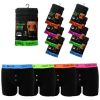 3 Pack Mens Boxers Shorts Designer Classic Sports Neon Comfort Fit Underwear Breifs
