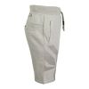 Crosshatch Mens New Designer Ormiston Jogger Casual Shorts Light Grey