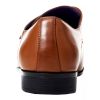 Mens Belide Designer Faux Leather Shoes Smart Formal Wedding Office Tan