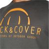 New Duck & Cover Designer Mens Brightslore Logo Short Sleeved T-Shirt