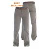 Duke London Mens Original Fit Zip Fly Enzyme Washed Bedford Cord Brown