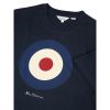Ben Sherman Mens Casual Target T Shirt Dark Navy