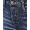 Jack & Jones Mens Tim Original Slim Fit Jeans Blue Used Look
