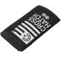 New Mens Crosshatch Three Fold Zip Nylon Vaults Wallets Black