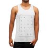 Jack & Jones Jcoair Mens Branded Fresh Tank Vest Blanc De Blanc