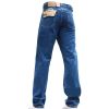Mens Blue Circle Jeans Heavy Duty Workwear Basic Straight Regular Fit StoneWash Jeans 28-60