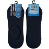 4 Pairs Mens Womens New Unisex Invisible Black Socks Anti Slip Trainer Shoe Liner 6-11