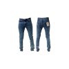 Designer Super Skinny Leg Stretch Jeans Jet Snow Wash