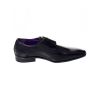 Mens Belide Designer Faux Leather Shoes Smart Formal Wedding Office Black