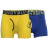 Crosshatch 2 Pack Brookster Branded Designer Boxer Trunks Underwear Yellow/Royal