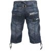 EZS243 Jeans Designer Branded Denim Combat Shorts Vintage Stonewash