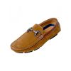 Mens Belide Moccasins Suede Look Shoes Driving Loafers Slip On Italian New Camel